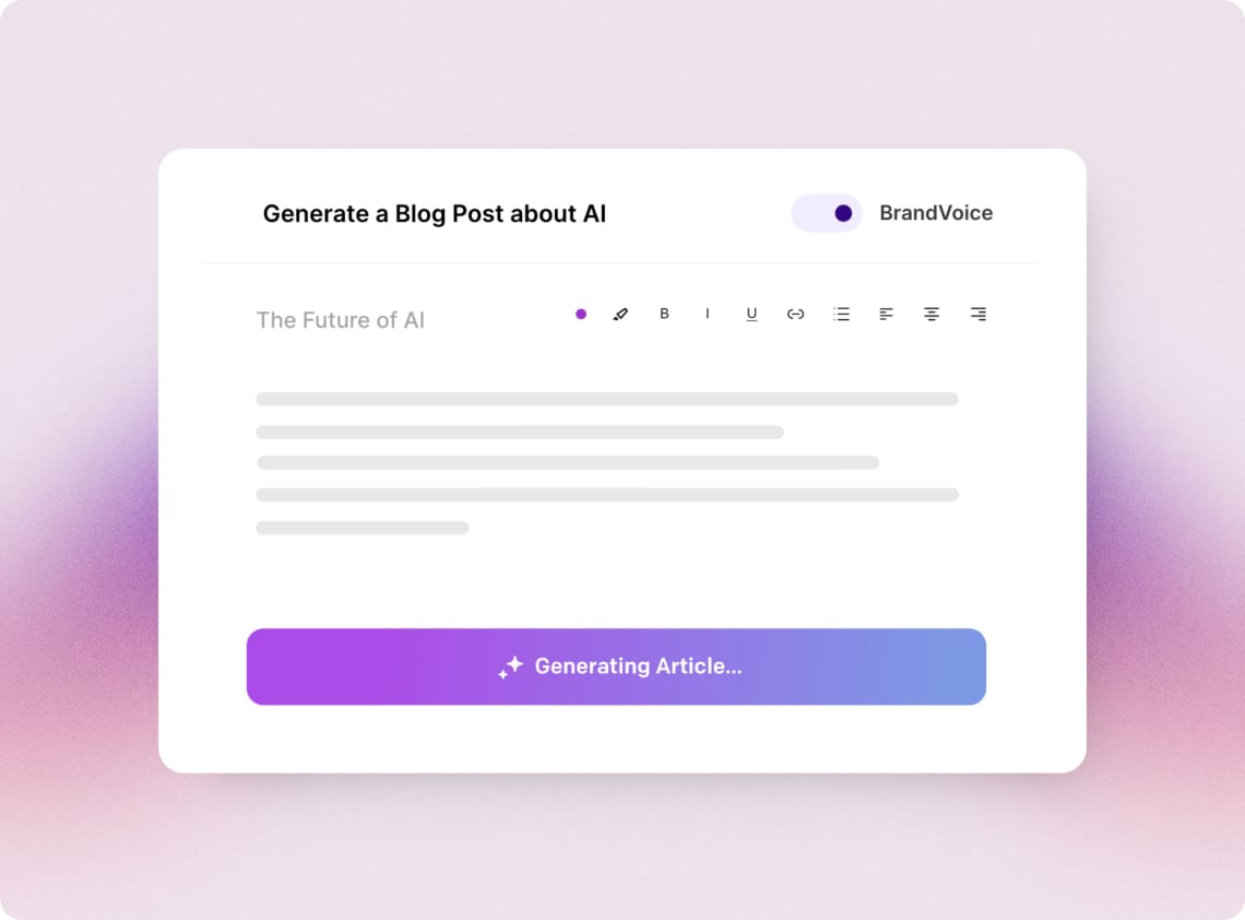 Imagine, Genearate, Publish.
