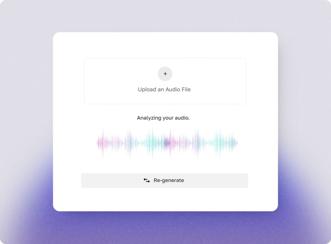 audio ai speech